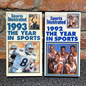 Sports Illustrated 1992 Year In Sports VHS Michael Jordan Bird Johnson NBA NFL